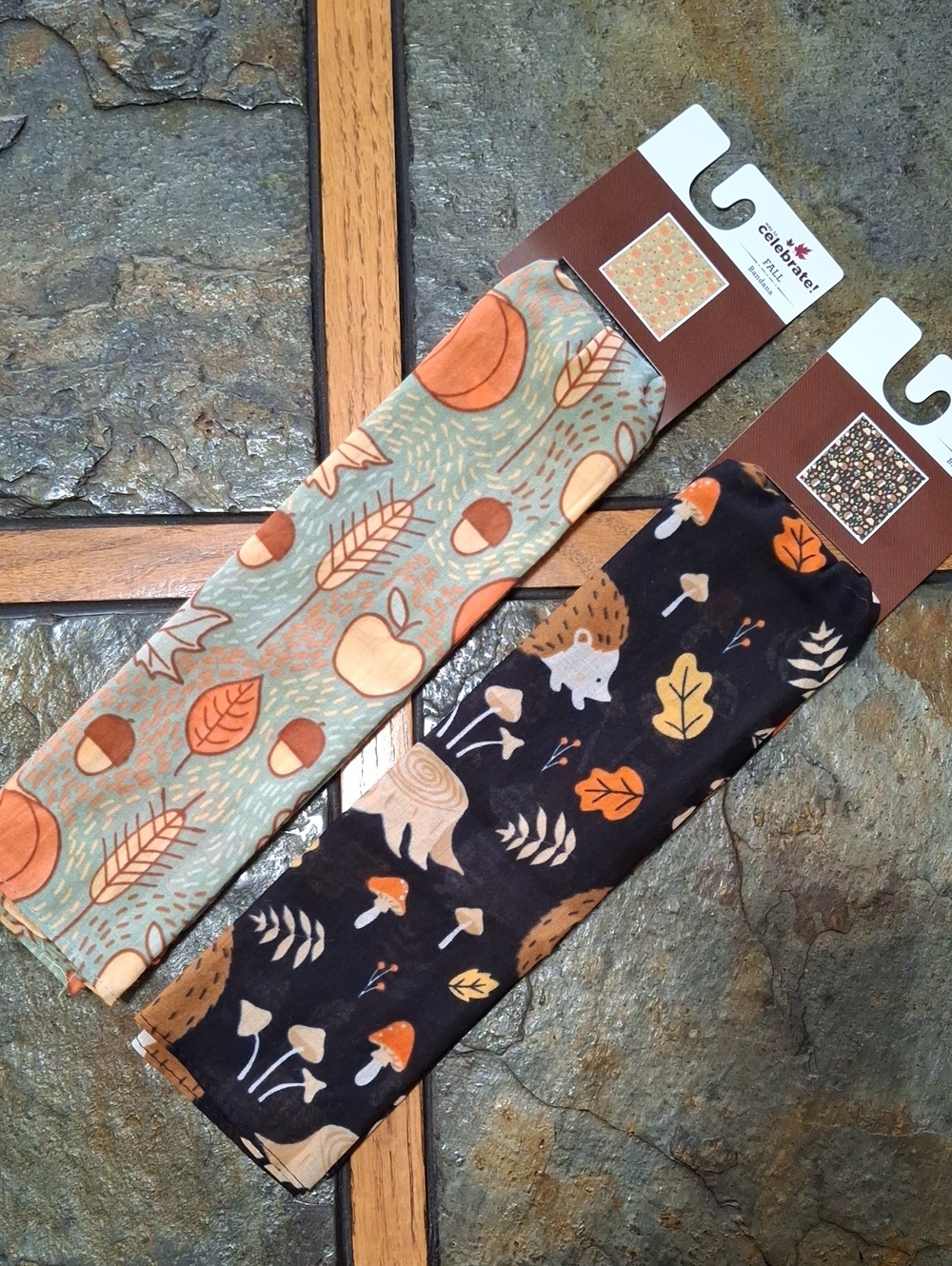 Harvest Patch & Hedgehog Bandana/Twilly